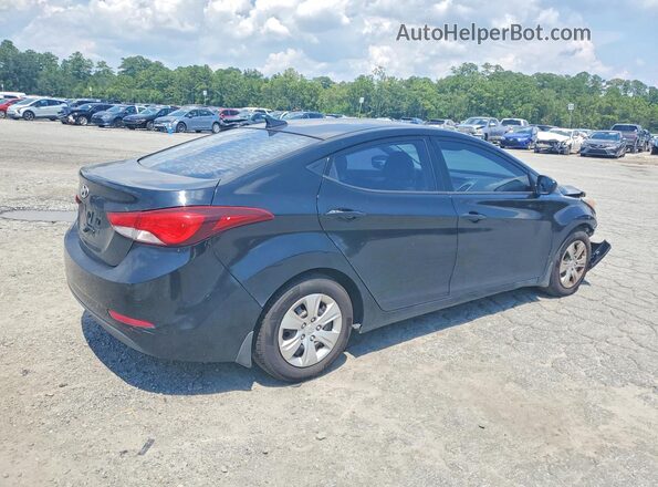 KMHDH4AE3GU530134 2016 HYUNDAI ELANTRA Black Հետևի աջ
