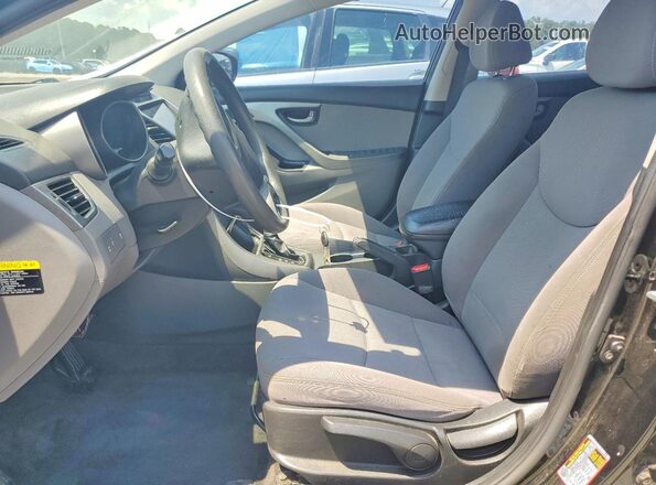 KMHDH4AE3GU530134 2016 HYUNDAI ELANTRA Black Սալոնի դիմացի տեսք