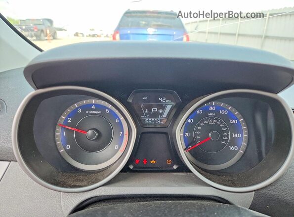 KMHDH4AE5GU544455 2016 HYUNDAI ELANTRA Red Սարքավորումների վահանակի տեսք
