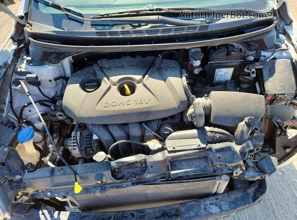 KMHDH4AE9GU490478 2016 HYUNDAI ELANTRA Black Rear interior view