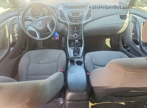 KMHDH4AE9GU490478 2016 HYUNDAI ELANTRA Black Dashboard view