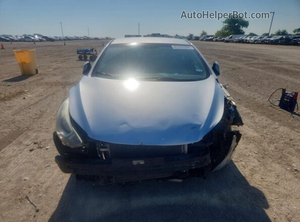 KMHDH4AE9GU490478 2016 HYUNDAI ELANTRA Black Front view