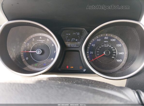 KMHDH4AE9GU541980 2016 HYUNDAI ELANTRA Синий Вид задних сидений