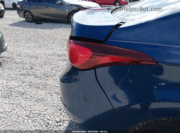 KMHDH4AE9GU541980 2016 HYUNDAI ELANTRA Синий Вид спереди
