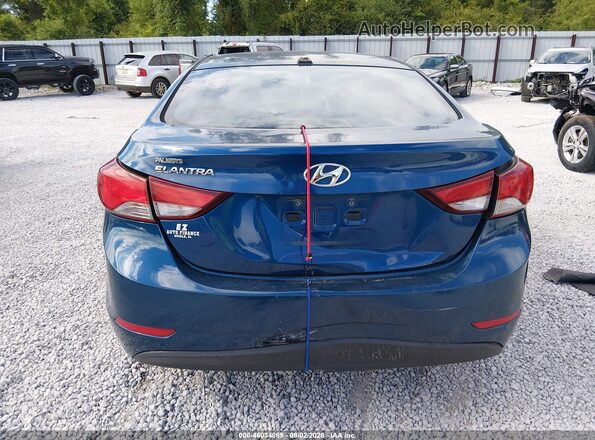 KMHDH4AE9GU541980 2016 HYUNDAI ELANTRA Синий 