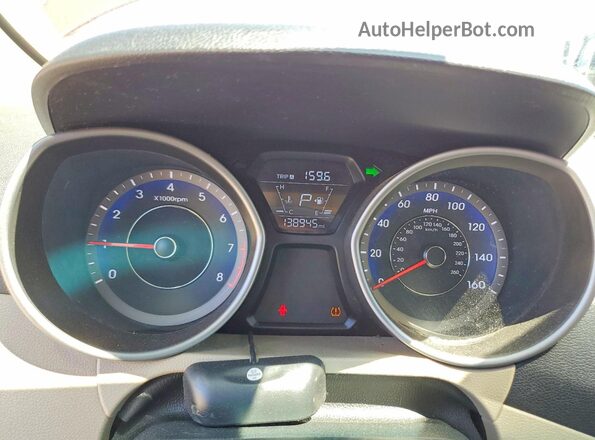 KMHDH4AE9GU594906 2016 HYUNDAI ELANTRA Red Instrument cluster view
