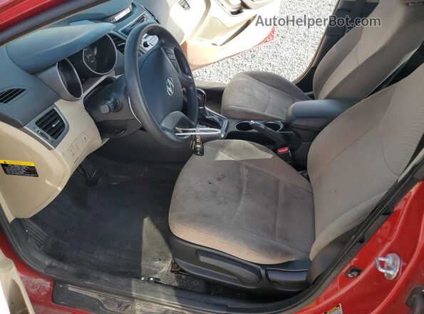 KMHDH4AEXGU650416 2016 HYUNDAI ELANTRA Red Вид салону спереду