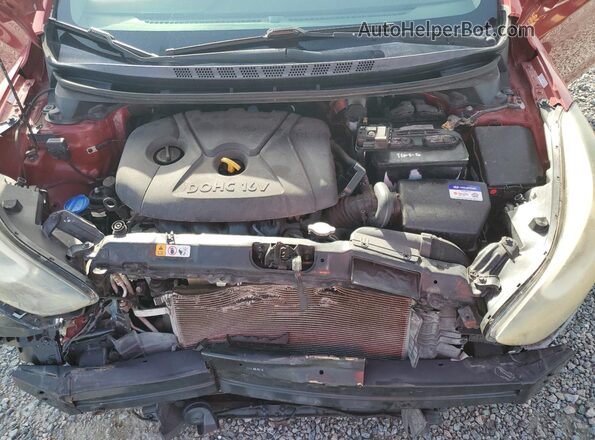 KMHDH4AEXGU650416 2016 HYUNDAI ELANTRA Red Вид задньої частини салону