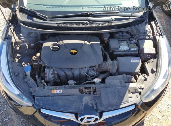 KMHDH4AH7GU539221 2016 HYUNDAI ELANTRA Black Rear interior view