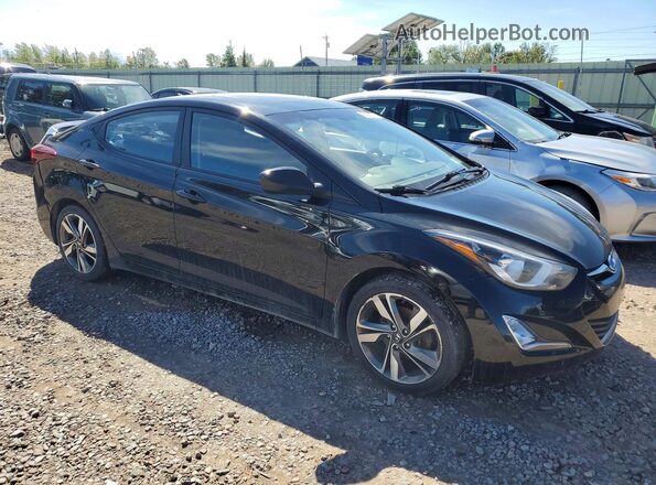 KMHDH4AH7GU539221 2016 HYUNDAI ELANTRA Black Front right