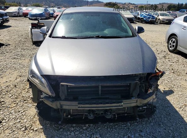 KMHE14L25HA062650 2017 HYUNDAI SONATA Серый Вид спереди