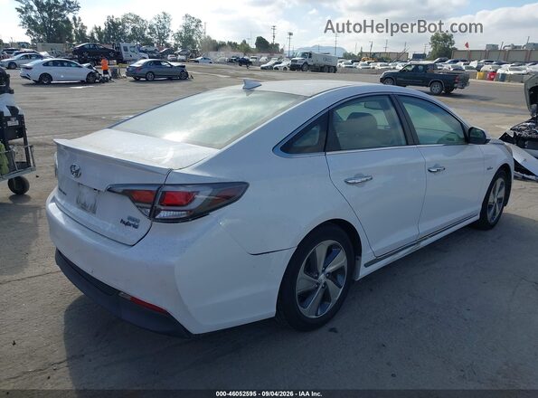 KMHE14L2XHA044774 2017 HYUNDAI SONATA PLUG-IN HYBRID White Rear right