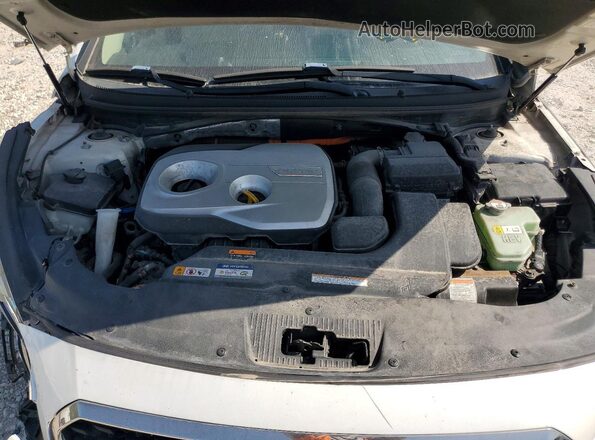 KMHE24L16GA009121 2016 HYUNDAI SONATA White უკანა სალონის ხედი