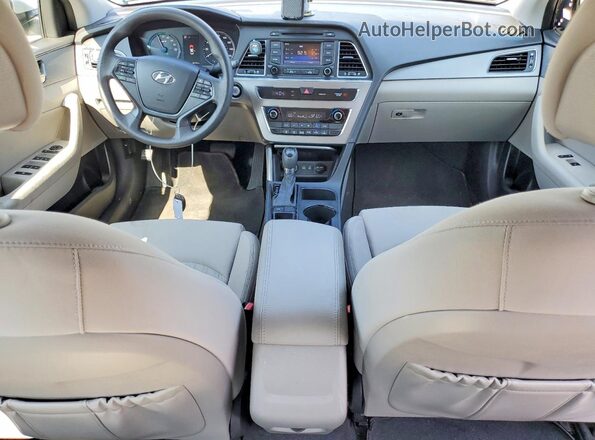 KMHE24L16GA036934 2016 HYUNDAI SONATA Silver Вид панелі приладів