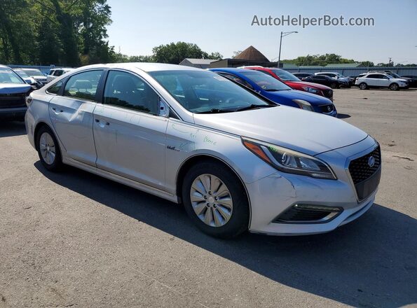 KMHE24L16GA036934 2016 HYUNDAI SONATA Silver Передня права чверть
