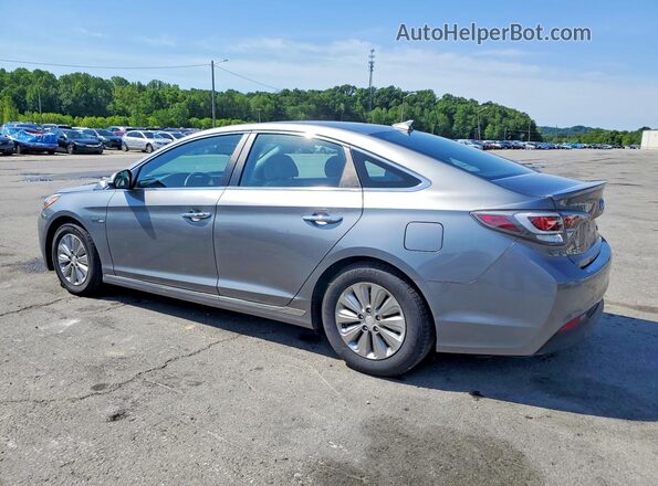 KMHE24L18HA060105 2017 HYUNDAI SONATA Gray Задня ліва чверть