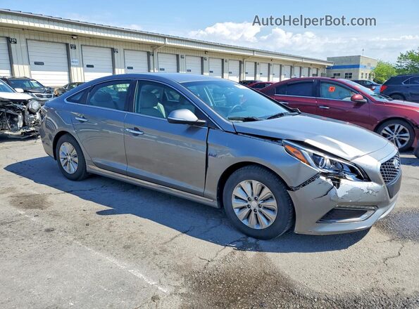 KMHE24L18HA060105 2017 HYUNDAI SONATA Gray Передня права чверть