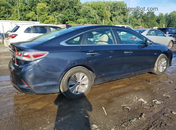 KMHE24L38JA080135 2018 HYUNDAI SONATA Blue Tył prawy