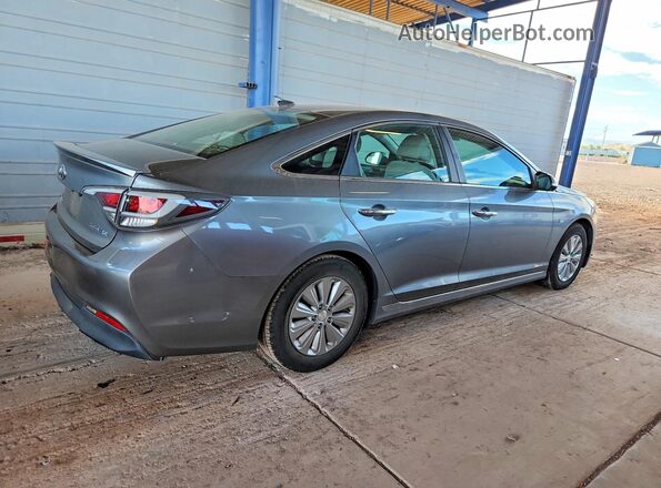 KMHE24L3XHA063427 2017 HYUNDAI SONATA Gray Trasero derecho