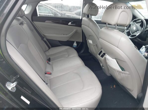 KMHE34L10GA028356 2016 HYUNDAI SONATA HYBRID Black VIN კოდის სტიკერის ხედი