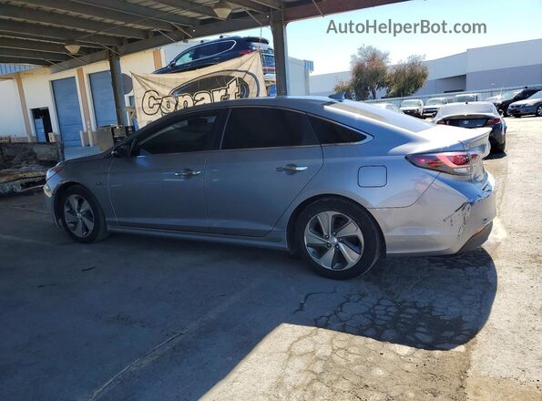 KMHE34L19GA022216 2016 HYUNDAI SONATA Silver Rear left