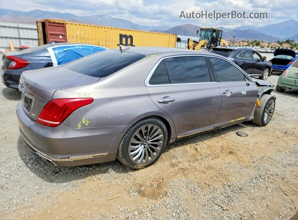 KMHG54JH0JU044632 2018 GENESIS G90 Gray Trasero derecho
