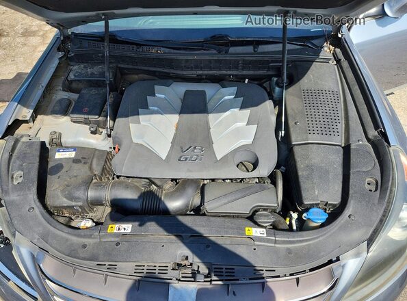 KMHGH4JH8GU104768 2016 HYUNDAI EQUUS Blue Սալոնի հետևի տեսք