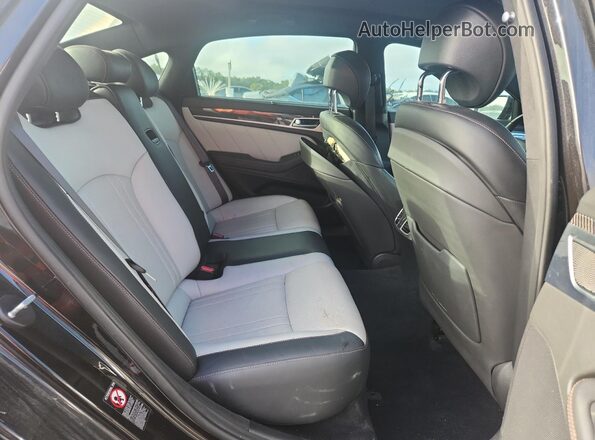 KMHGN4JB0KU295826 2019 GENESIS G80 Black Հետևի նստատեղերի տեսք