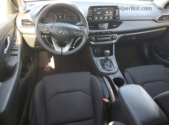 KMHH35LE0JU017434 2018 HYUNDAI ELANTRA Синий Вид панели приборов