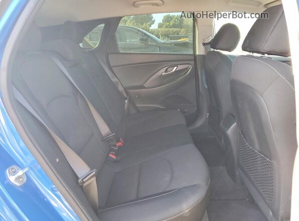KMHH35LE0JU017434 2018 HYUNDAI ELANTRA Синий Вид задних сидений
