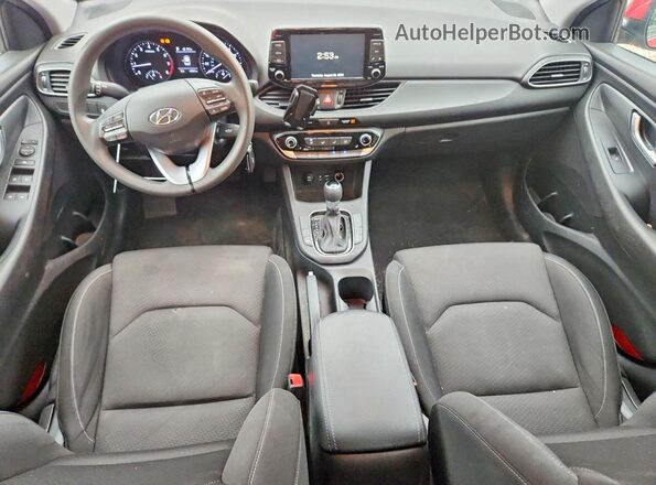 KMHH35LE0JU063684 2018 HYUNDAI ELANTRA Red Dashboard view
