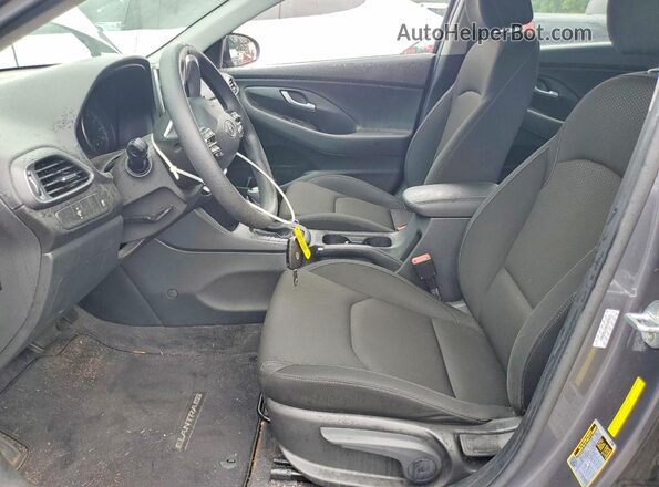 KMHH35LE0KU107653 2019 HYUNDAI ELANTRA Charcoal წინა სალონის ხედი
