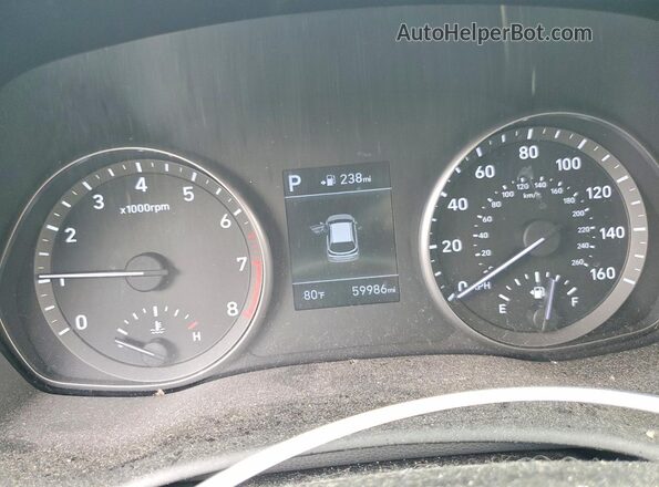 KMHH35LE0KU107653 2019 HYUNDAI ELANTRA Charcoal ხელსაწყოთა პანელის ხედი