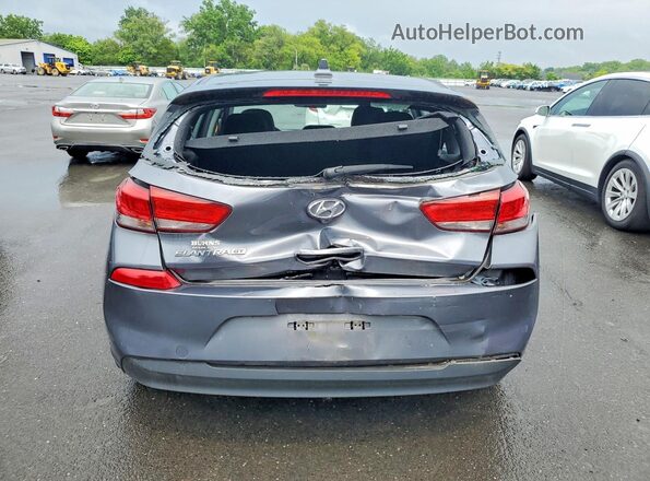 KMHH35LE0KU107653 2019 HYUNDAI ELANTRA Charcoal უკანა ხედი