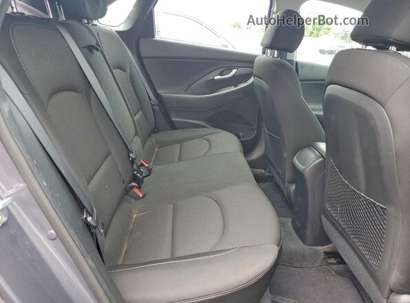 KMHH35LE0KU107653 2019 HYUNDAI ELANTRA Charcoal უკანა სავარძლების ხედი