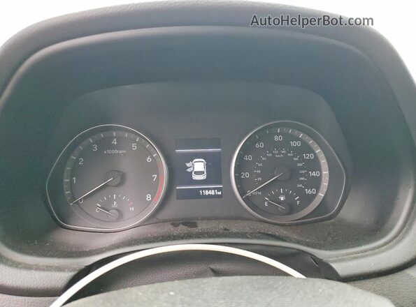 KMHH35LE1JU016924 2018 HYUNDAI ELANTRA White ხელსაწყოთა პანელის ხედი