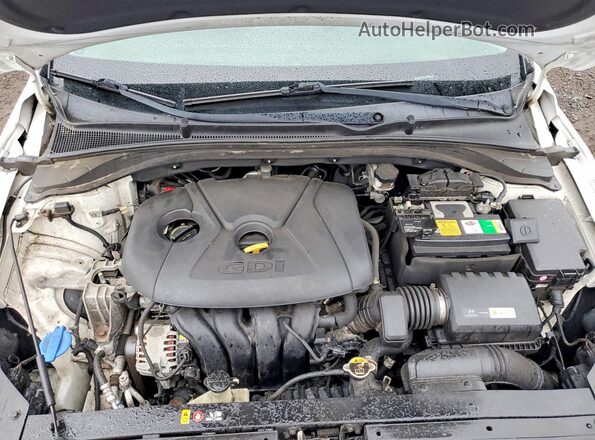 KMHH35LE1JU016924 2018 HYUNDAI ELANTRA White უკანა სალონის ხედი