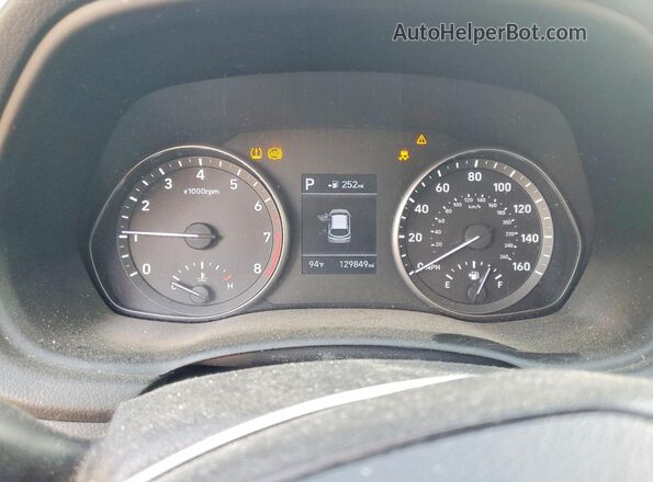 KMHH35LE5KU102447 2019 HYUNDAI ELANTRA Gray Widok zestawu wskaźników
