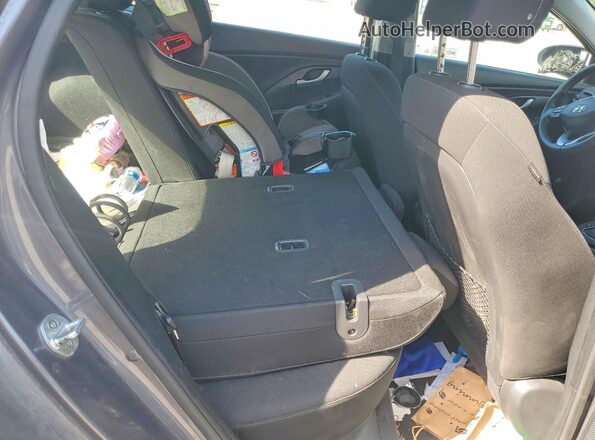 KMHH35LE5KU102447 2019 HYUNDAI ELANTRA Gray Widok wnętrza z tyłu