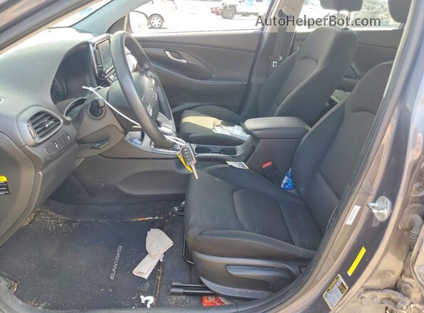 KMHH35LE5KU102447 2019 HYUNDAI ELANTRA Gray Widok wnętrza z przodu