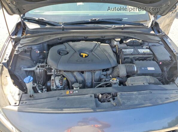 KMHH35LE5KU102447 2019 HYUNDAI ELANTRA Gray Widok komory silnika