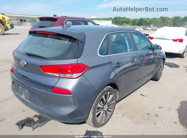 KMHH35LE9JU068575 2018 HYUNDAI ELANTRA GT Gray Trasero derecho