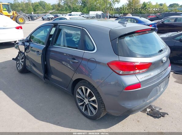 KMHH35LE9JU068575 2018 HYUNDAI ELANTRA GT Gray Trasero izquierdo