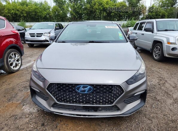 KMHH55LC0LU123409 2020 HYUNDAI ELANTRA Gray Front view