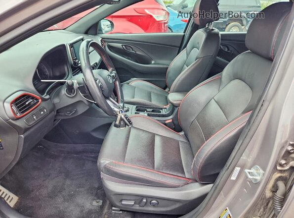 KMHH55LC0LU123409 2020 HYUNDAI ELANTRA Gray Front interior view