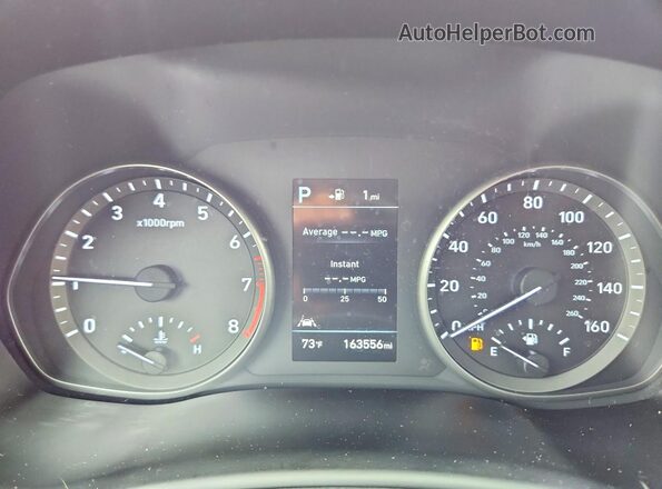 KMHH55LC0LU123409 2020 HYUNDAI ELANTRA Gray Instrument cluster view