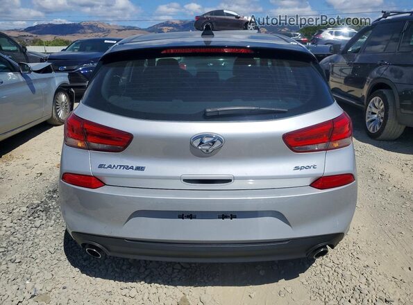 KMHH55LC2JU086814 2018 HYUNDAI ELANTRA Gray Rear view