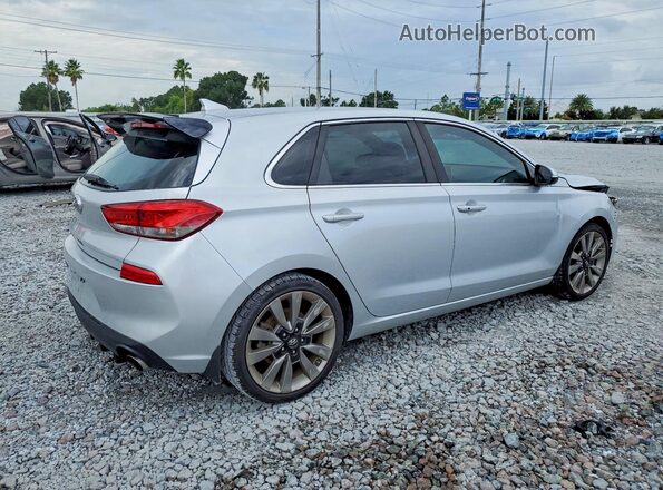 KMHH55LC7JU071449 2018 HYUNDAI ELANTRA Silver უკანა მარჯვენა