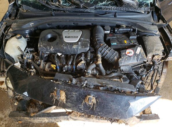 KMHH55LCXLU123725 2020 HYUNDAI ELANTRA Black Vista del compartimento del motor