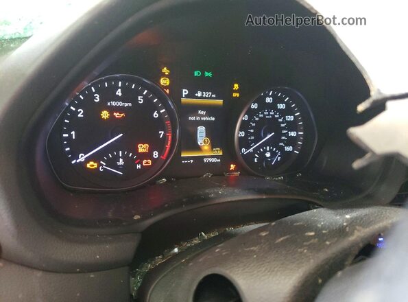 KMHH55LCXLU123725 2020 HYUNDAI ELANTRA Black Vista del cuadro de instrumentos